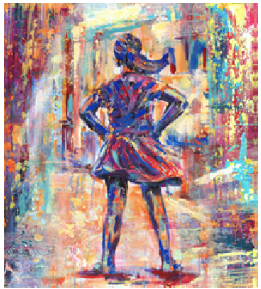 Fearless Girl (Paper Print)